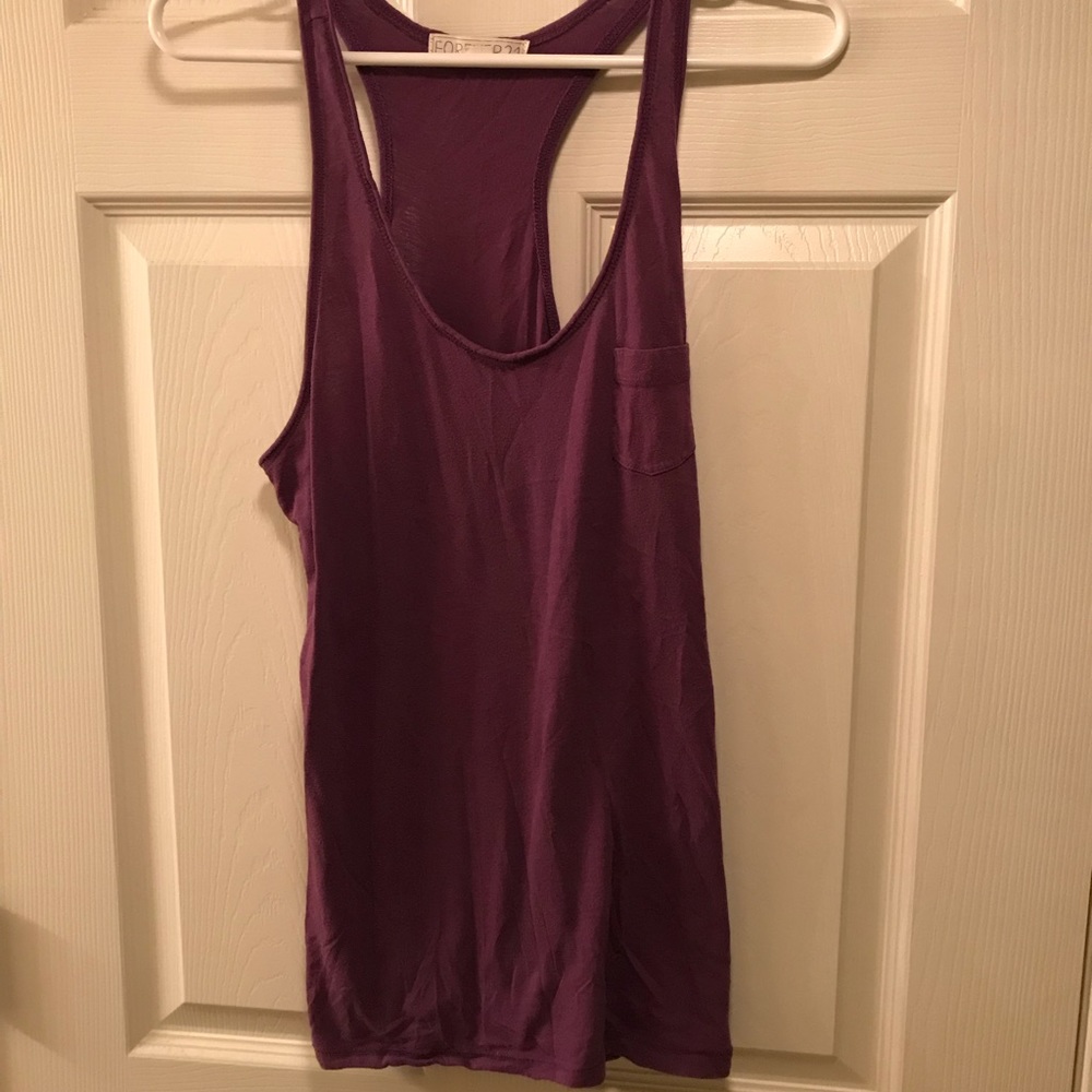 Forever 21 - Purple Racer Back Tank Top